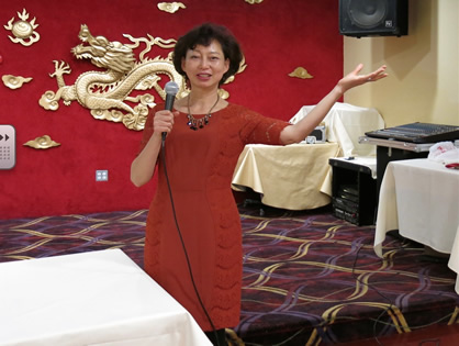 Betty Hu -gave annual report